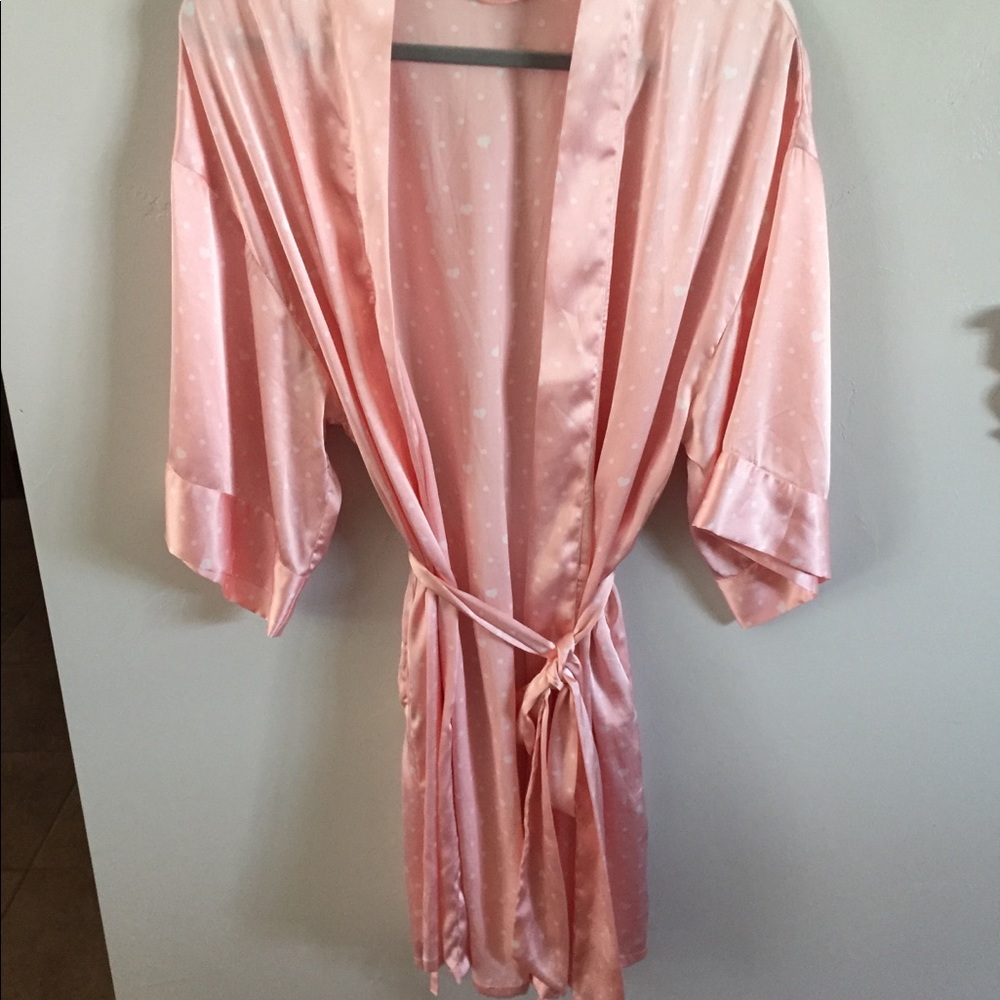 NEW without tags- Silky pink robe